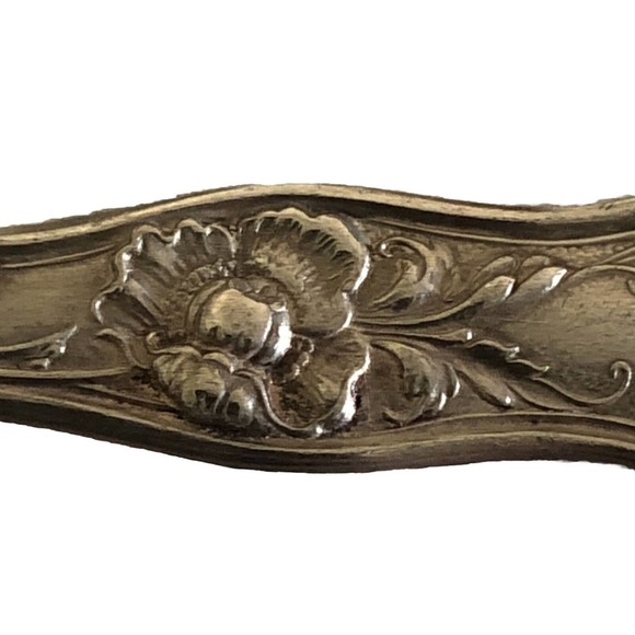 POPPY 1914 by R & B International 5 3/8" Flat Handle Butter Knife RARE - Picture 10 of 11